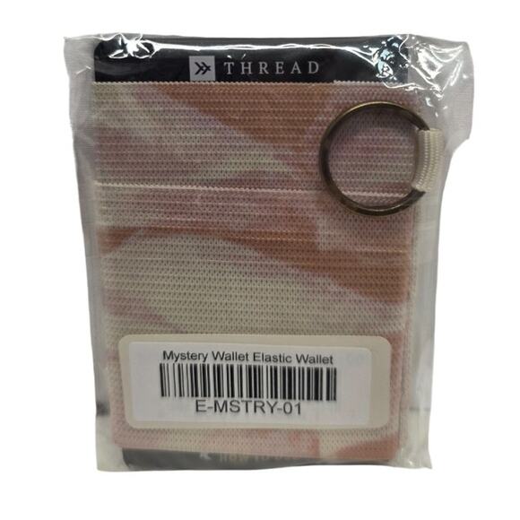 NEW Thread Wallets Jonie Elastic Mystery Card Holder Minimalist Wallet, Key Ring - Picture 4 of 6